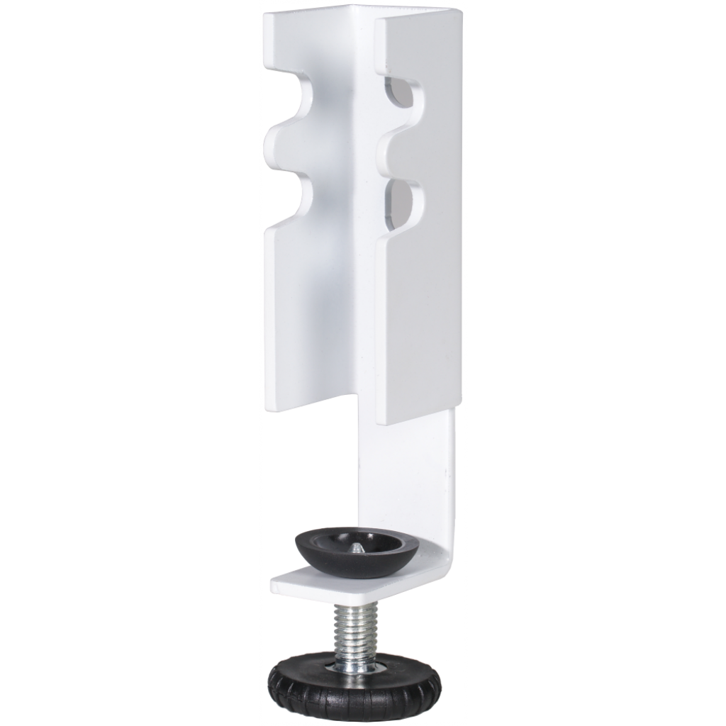 Rapid Infinity Return/Corner Workstation Rail Clamp (Set of 2)White ...