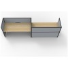 SHUSH30 Workstation - 2 Person 'S' Configuration - Oak (1)